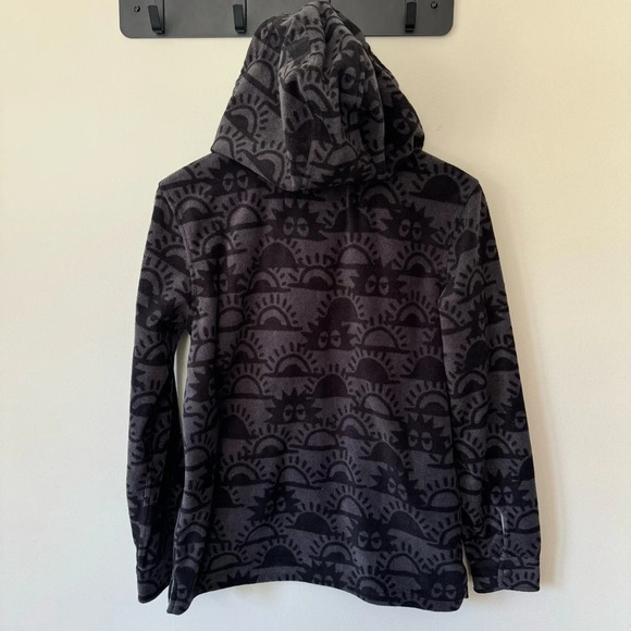 Vissla Boys XL Fleece Hoodie 1/4 Snap Printed Cartoon - Picture 4 of 5